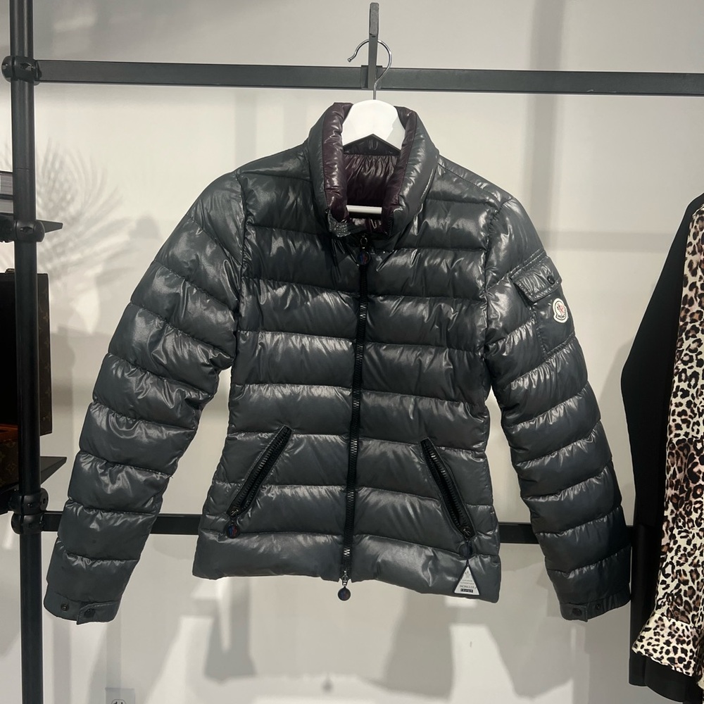 Moncler Gray Puffer Jacket
